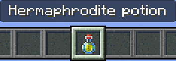 Hermaphrodite potion for voice change
