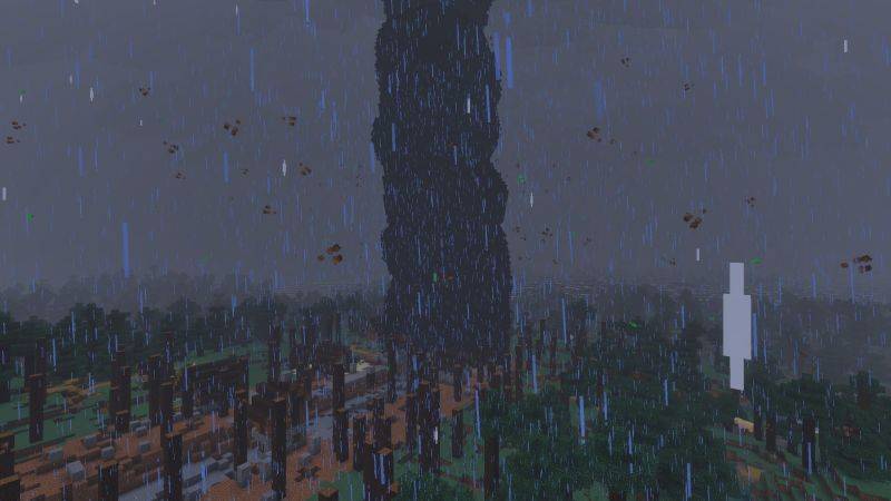 Tornado event in game