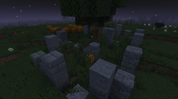 Ruined structure with loot.