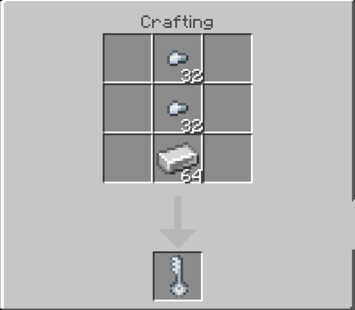 Configuration Key crafting recipe
