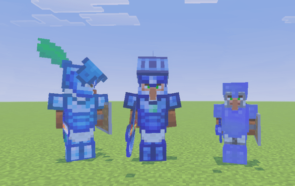 League Generals and Villager Healer