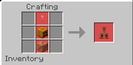 Copper golem carrying items