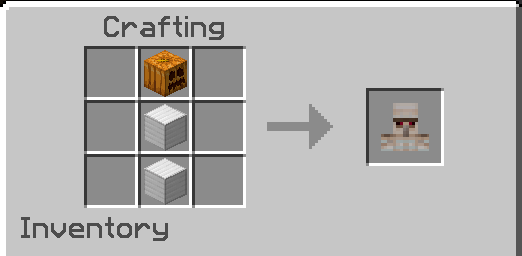 Iron golem defending