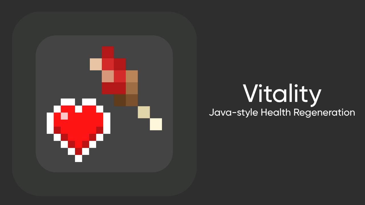 Vitality – Java-style regen and saturation — screenshot 1