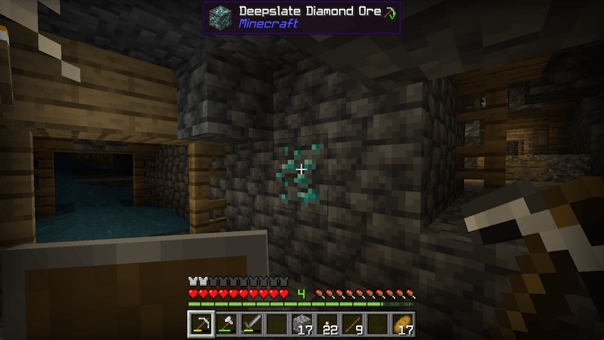 Block details with icon and tool recommendation