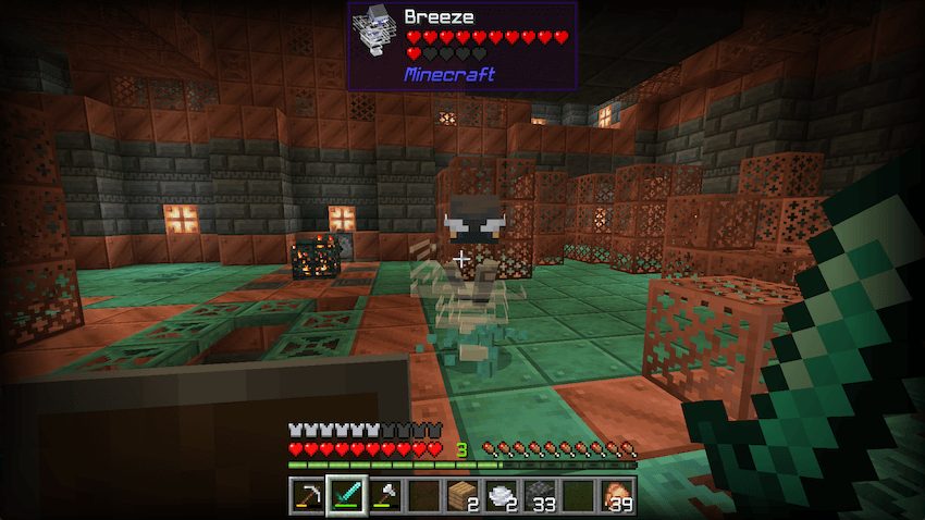 Entity information shown on HUD