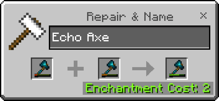 Repair with Same Item