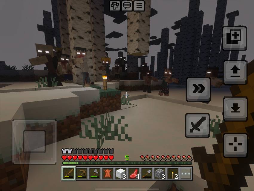 Winter Zombie Outbreak - Zombie close-up