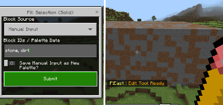 Block Mix Settings
