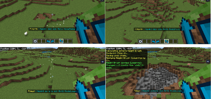 Height Brush Interface