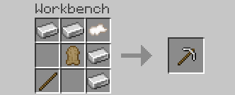 Gold tool crafting interface