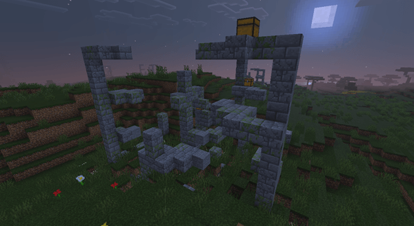 Interior of a custom ruin