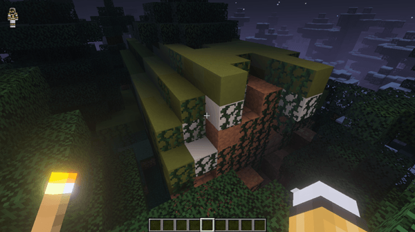 Crashed plane starting area