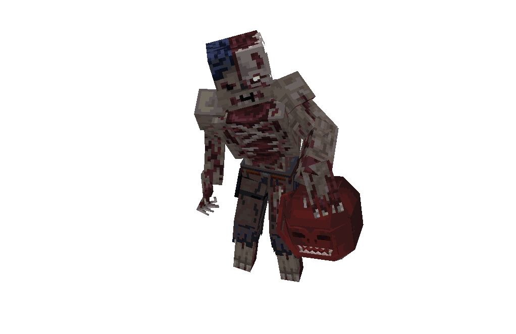 Zombie Throwing Grenade