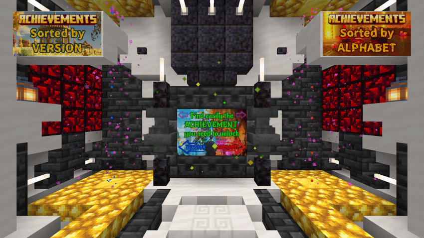 Achievements list interface