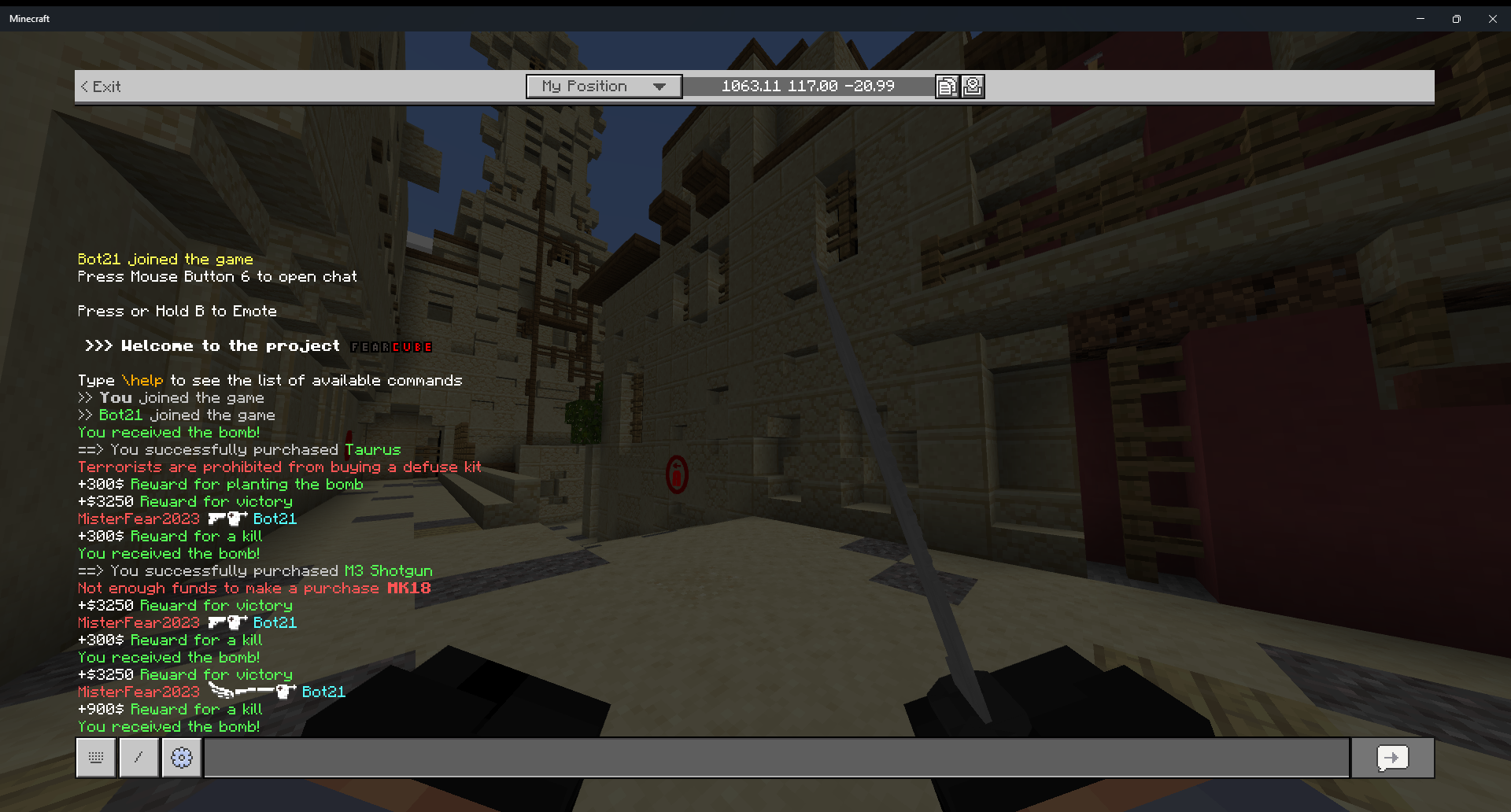 Counter-Strike: [Bedrock Edition] — screenshot 1