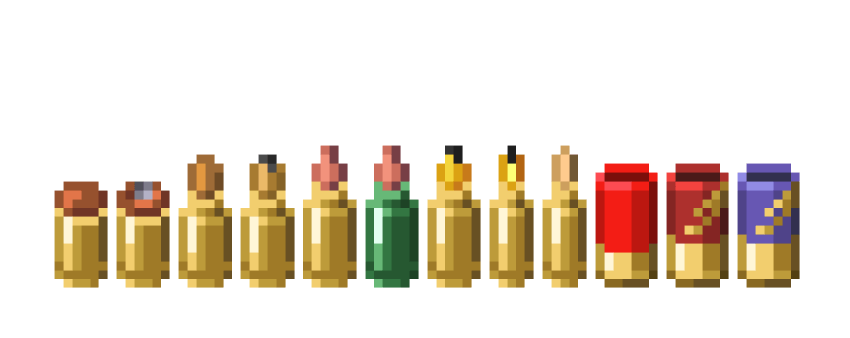 Variety of ammo types in GO
