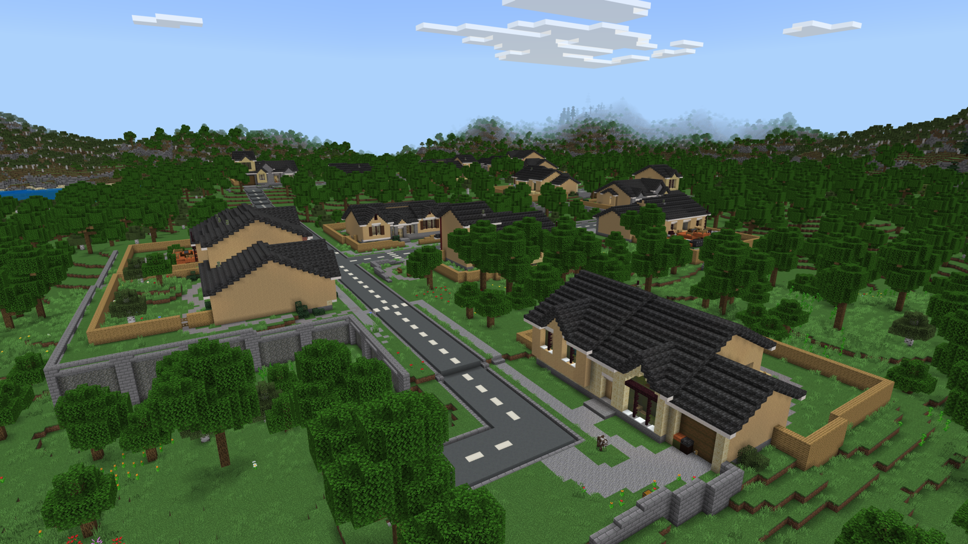 City buildings and environment