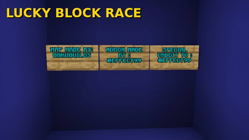 Lucky Block Race gameplay screenshot