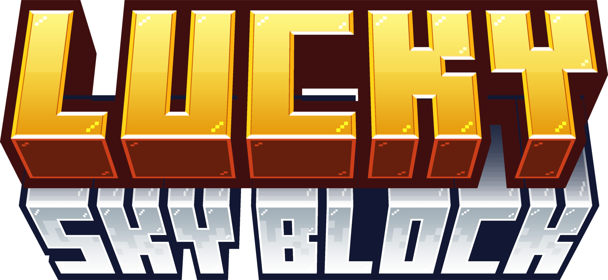 Sky islands with Lucky Blocks