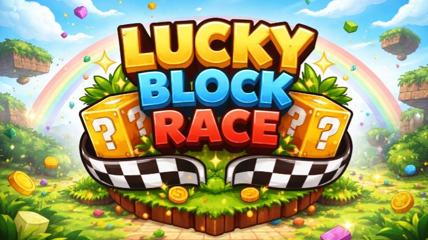 LuckyBlock Race gameplay screenshot