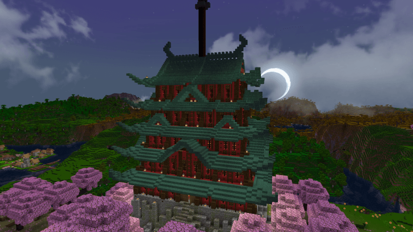 Japanese pagoda
