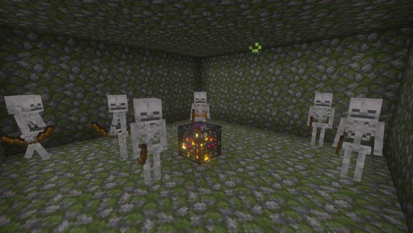 Fighting mobs on raft