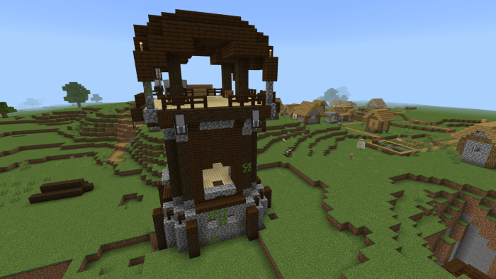 Pillager Outpost in Village