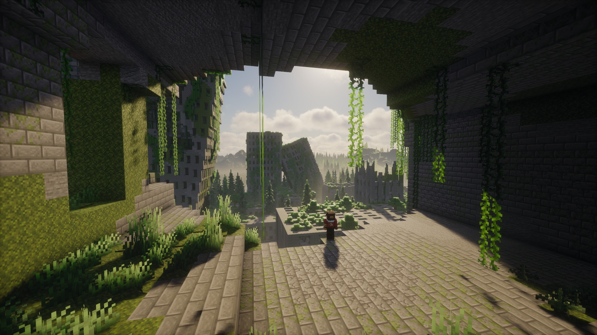 Additional views of the post-apocalyptic city environment