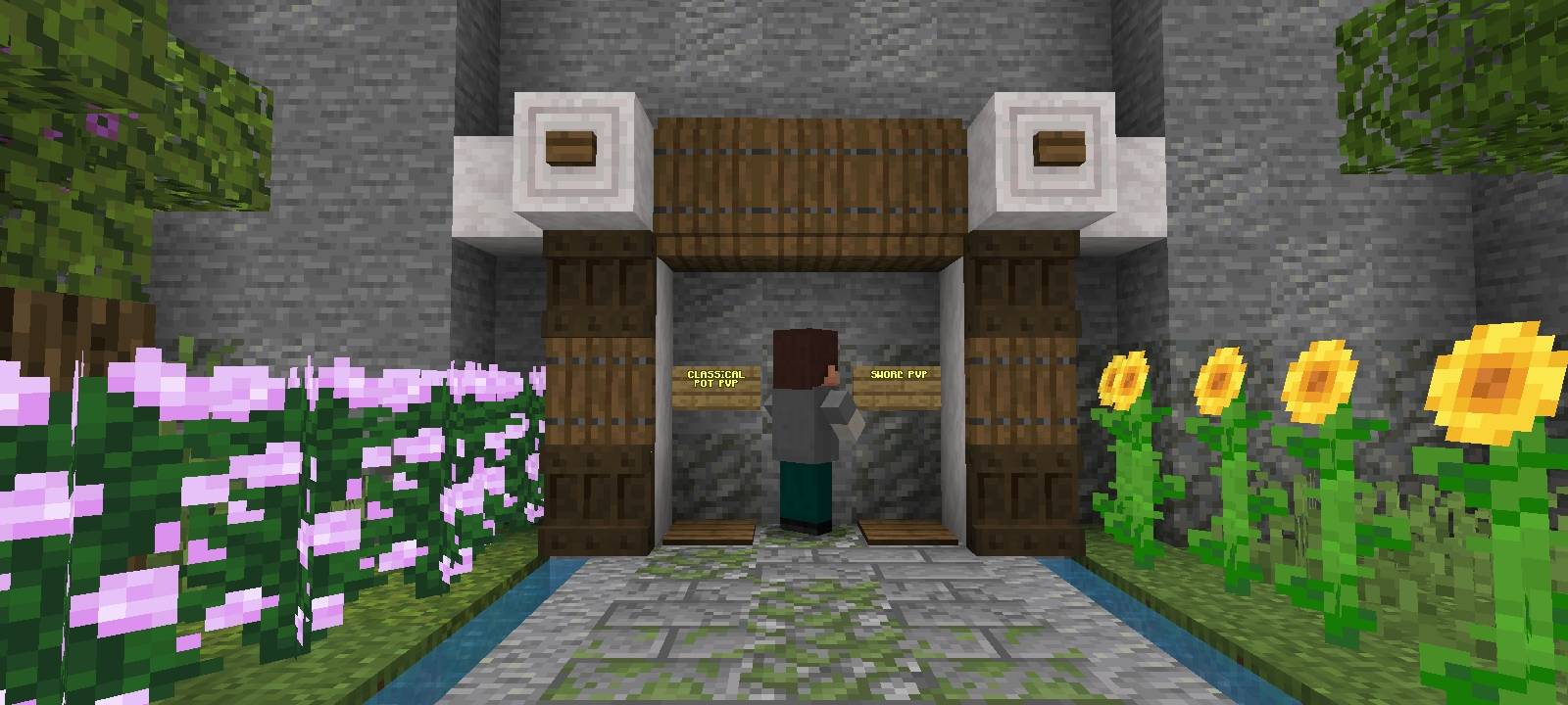 MCPE 1 VS 1 PVP PRACTICE MAP — screenshot 1