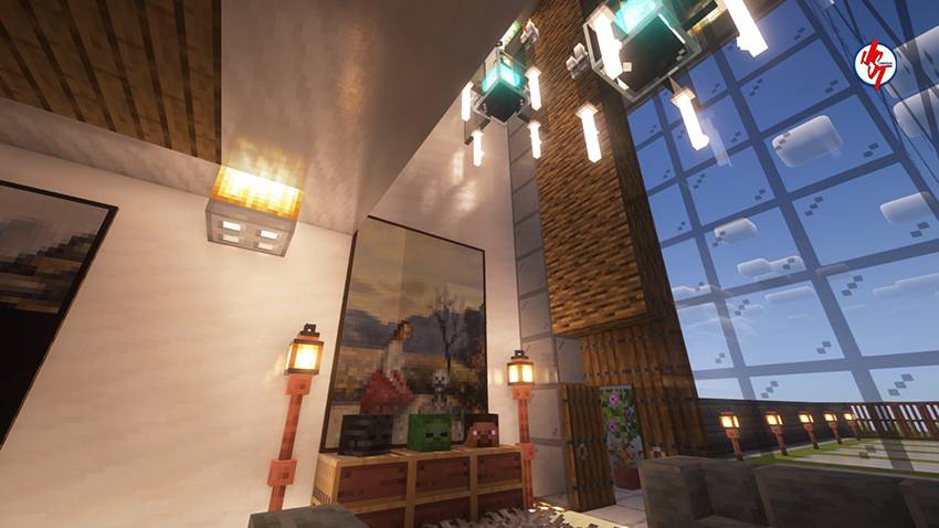Bedroom setup within the house
