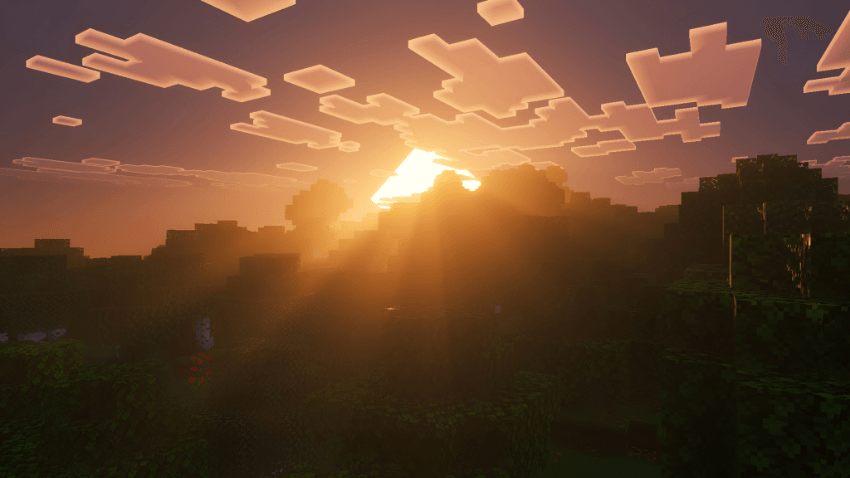 Demonstration of dramatic lighting and fog effects