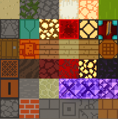 Trailer-style block textures with PBR