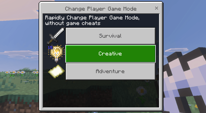 Creative Mode Switcher — screenshot 1
