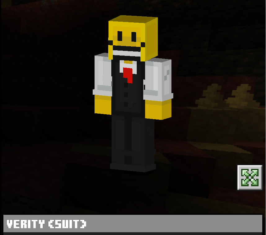 In-game view of Verity skins