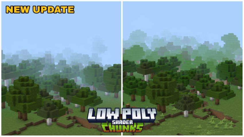 Performance improvement with low poly chunks