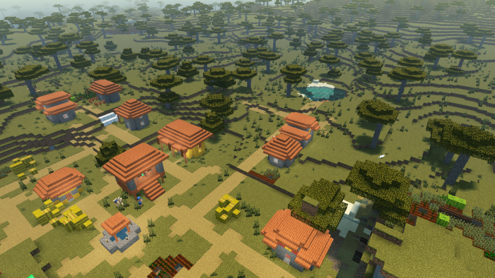 In-game screenshot demonstrating shader water and lighting