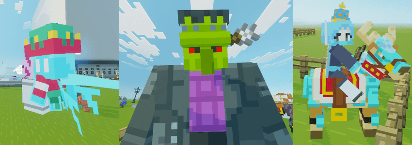 3D items and animated blocks