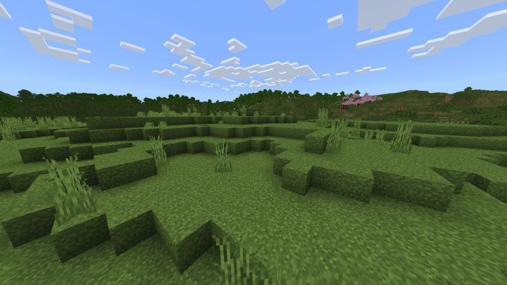 Grass texture improvements example