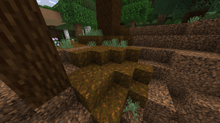 Grass side texture enhancement