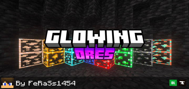 Outlined & Glowing Ores — screenshot 1