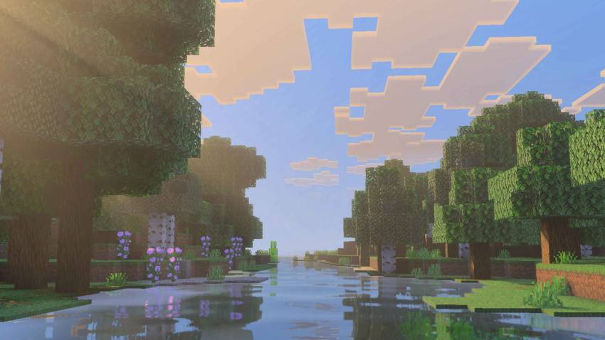 Bright daylight scene showcasing vibrant visuals