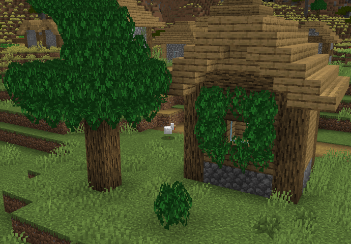 Bushy leaves style example