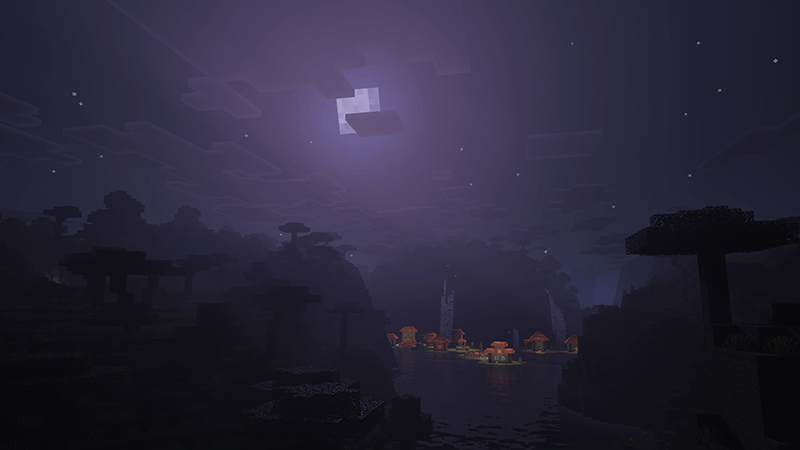 Dark Fantasy Visuals (Bedrock Resource Pack) — screenshot 1