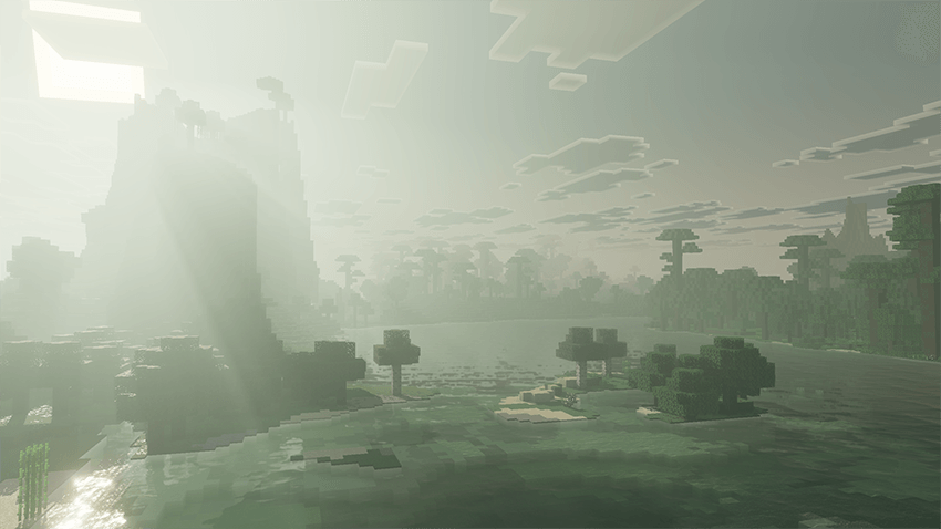 Dark Fantasy Visuals (Bedrock Resource Pack) — screenshot 1