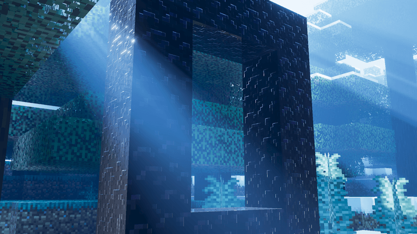 Light reflections and god rays effect