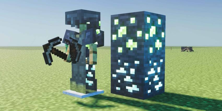 Metallic armor and tools visuals