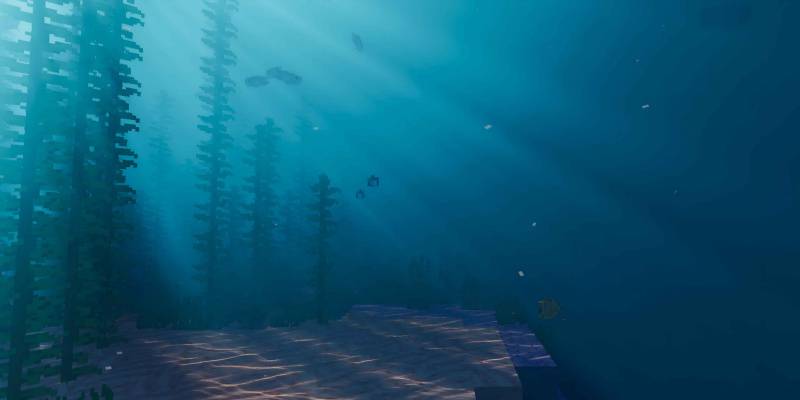 Glowing mineral blocks