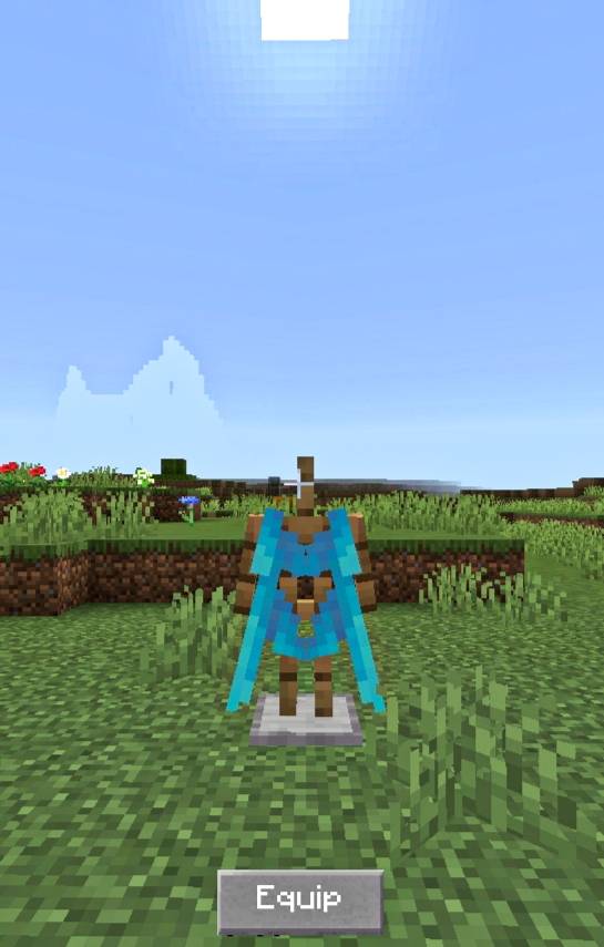 Allay Elytra with cyan glow