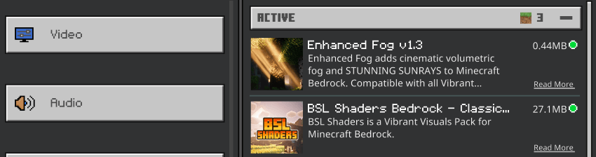 Enhanced Fog compatibility example